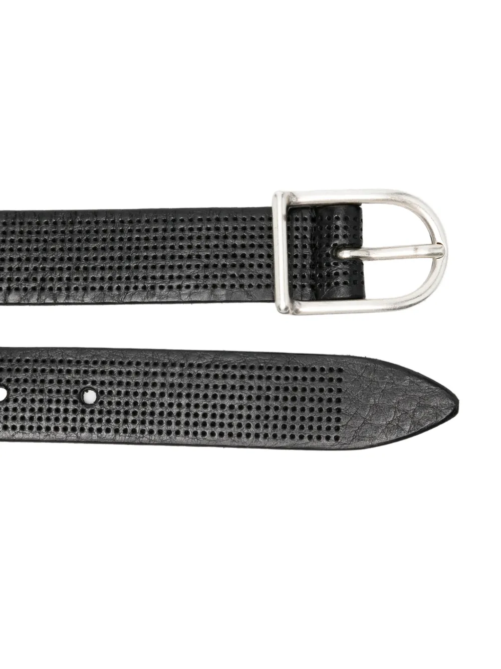 Dell'oglio 穿孔扣环腰带