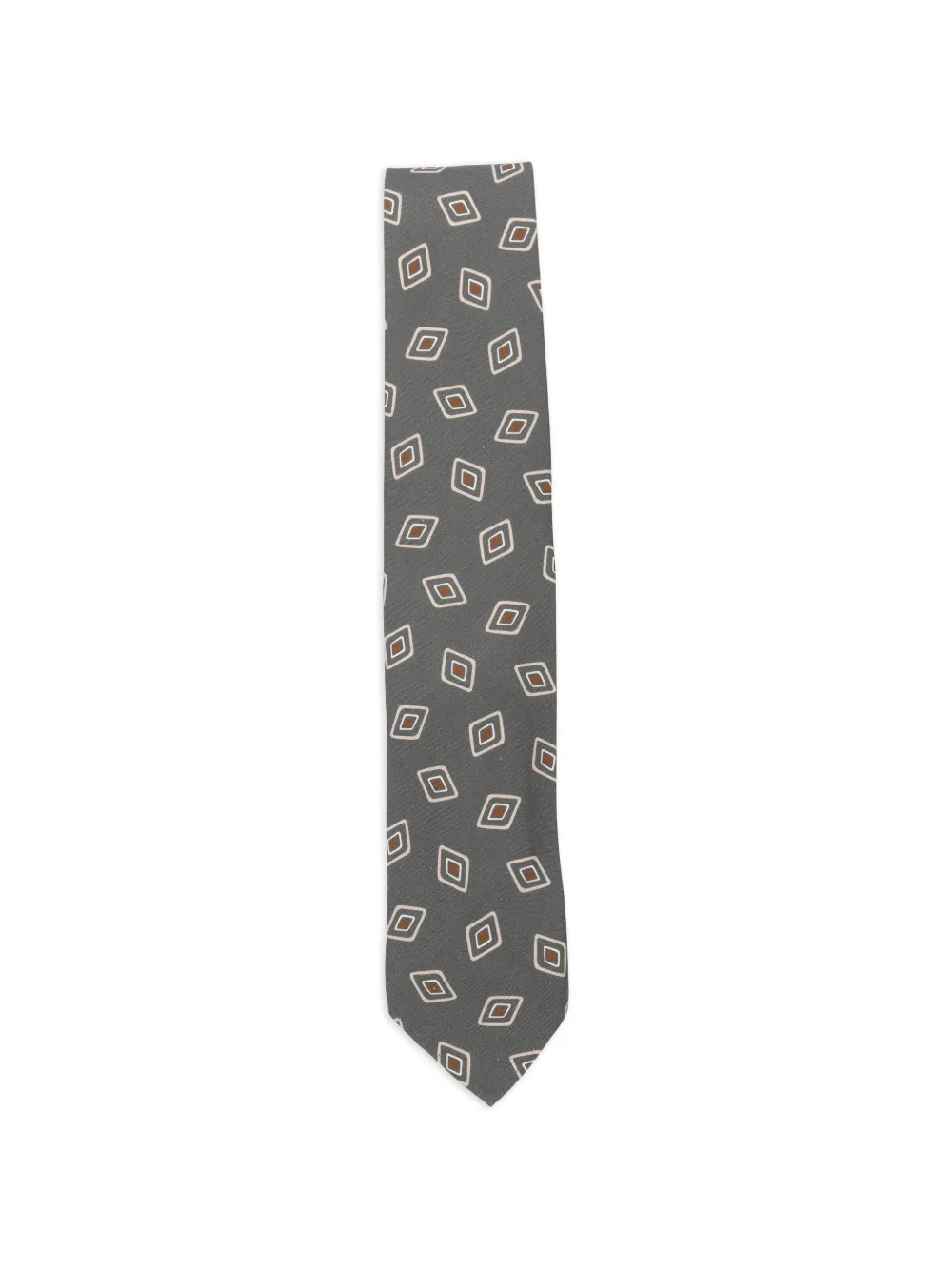 Lardini geometric-pattern tie | Grey | Image 1