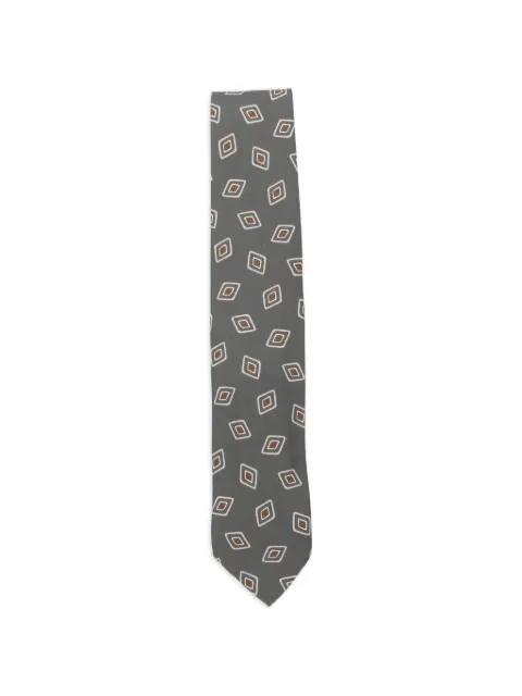 Lardini geometric-pattern tie