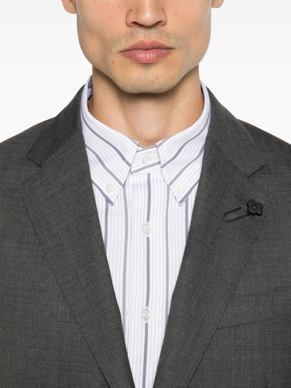Lardini Pak met knoopsluiting Grijs