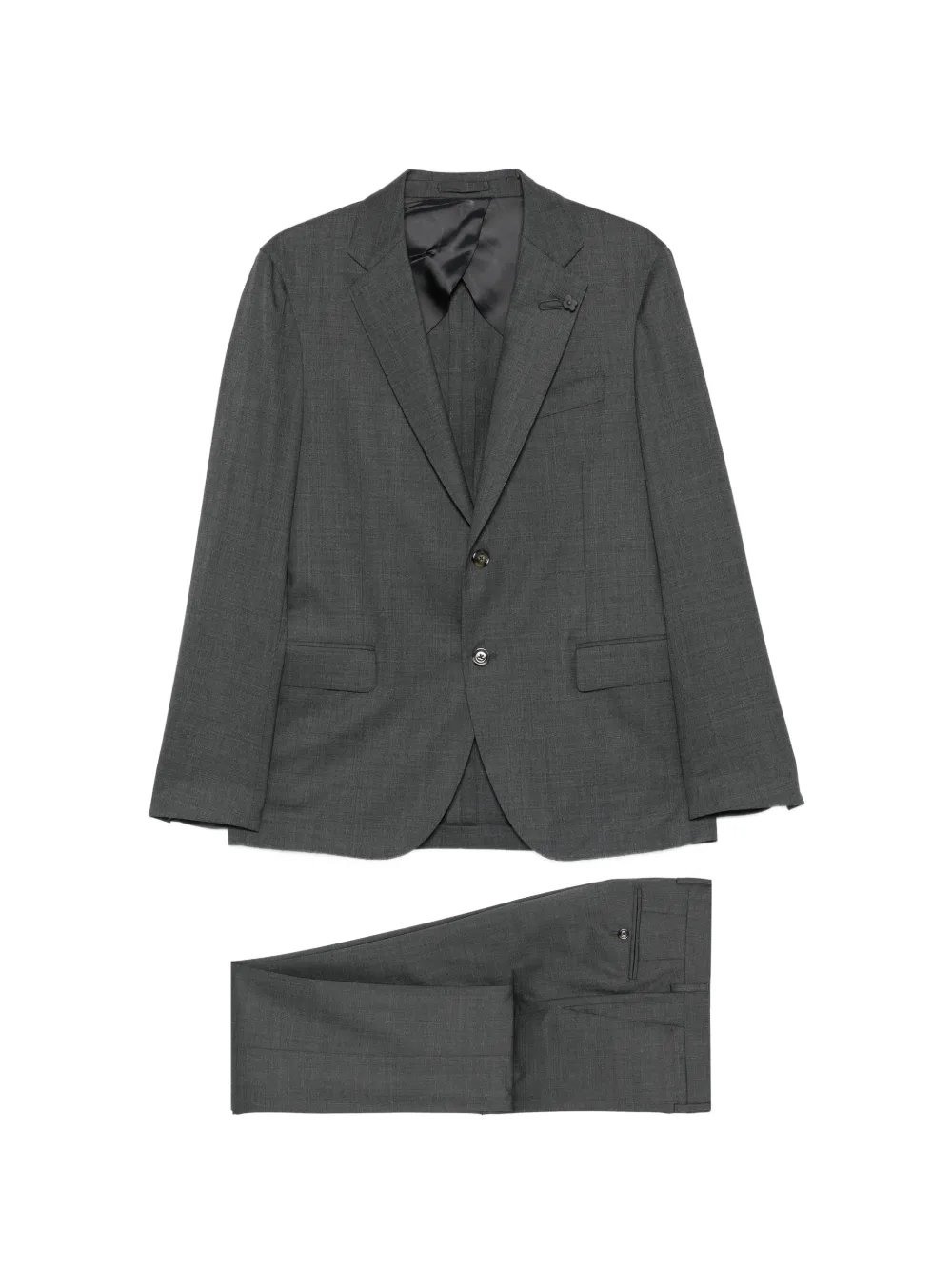 Lardini button-fastening suit - Grigio