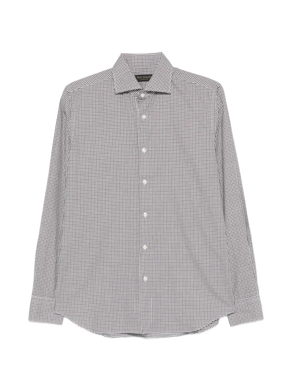 Dell'oglio buttoned check shirt - Blu