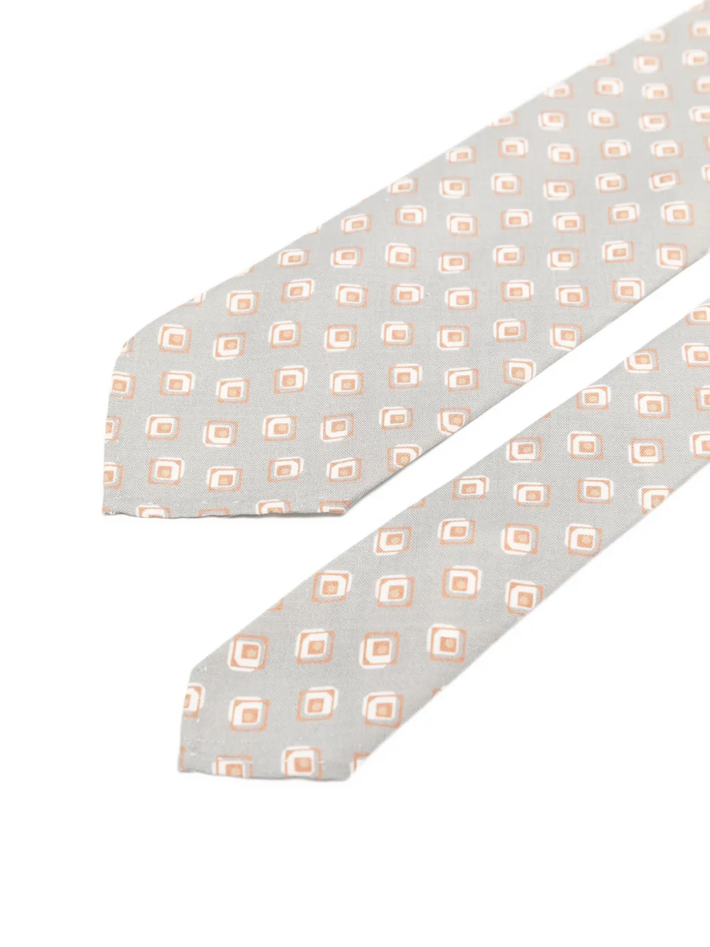 Lardini Stropdas met patroon Grijs