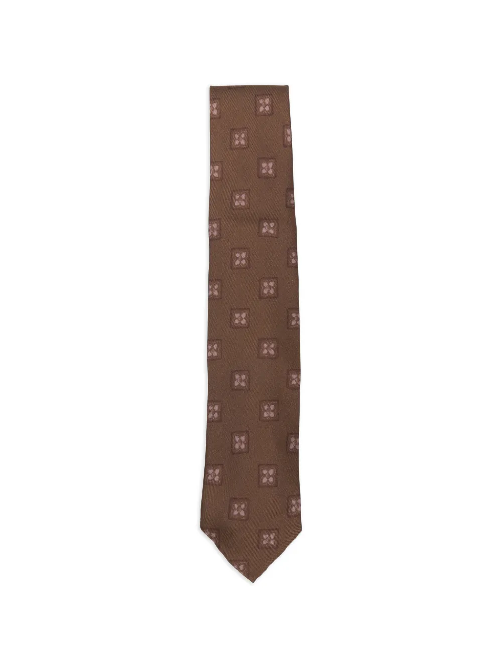 Lardini flower-pattern tie | brun
