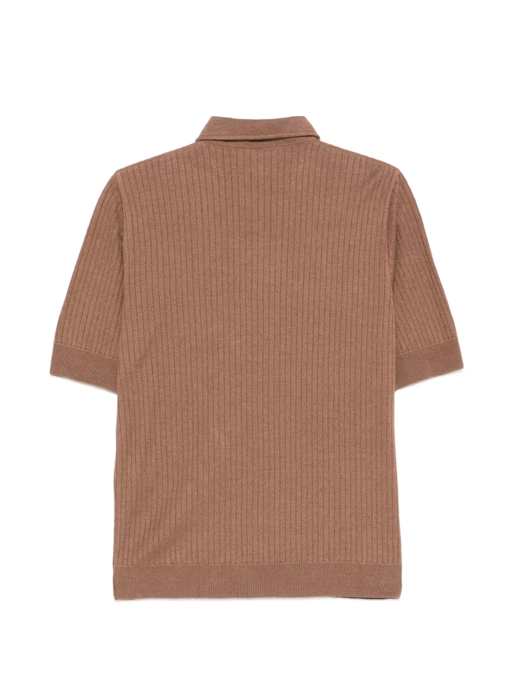 Lardini リブ ポロシャツ