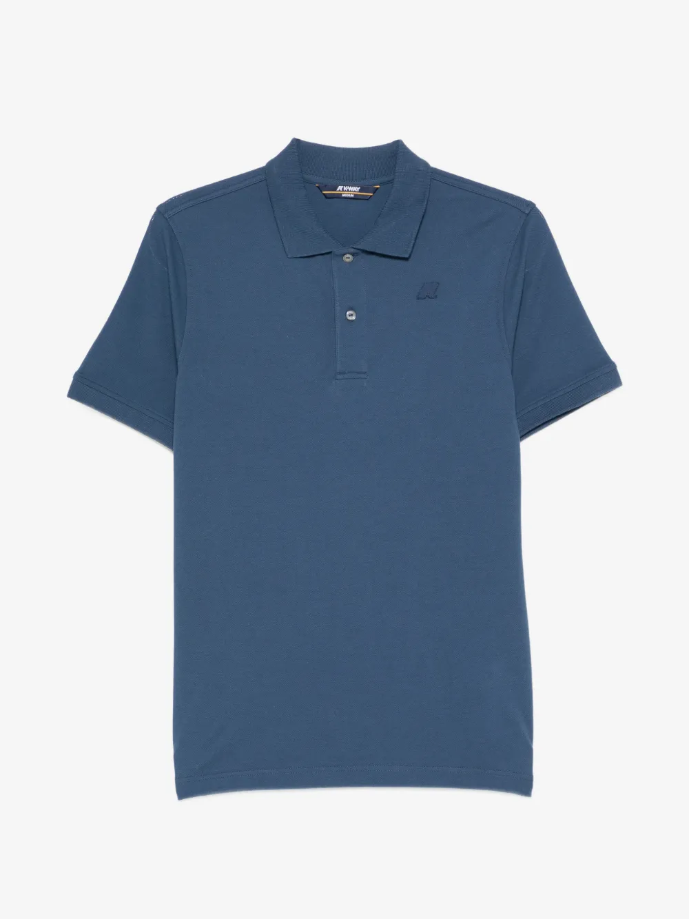 K-Way Amedee logo piqué polo shirt | Blue | Image 1