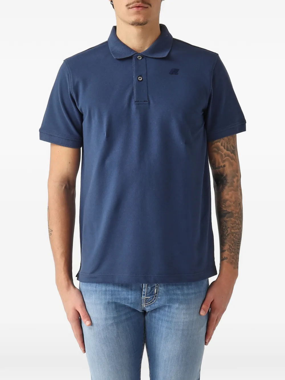 K-Way Polo Amedee con logo - Blu