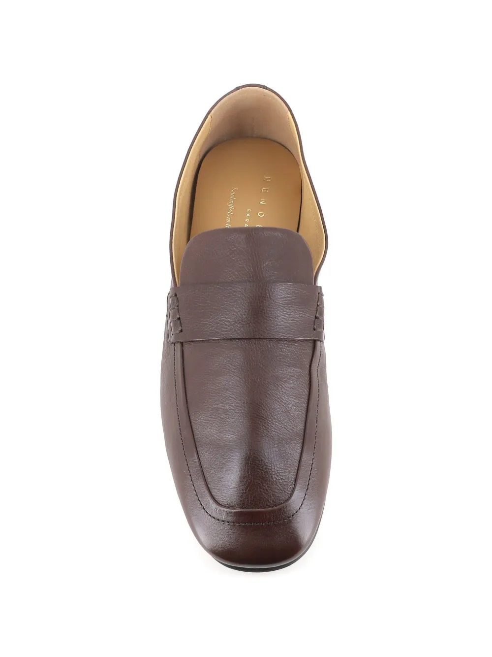 Henderson Baracco Loafers met vierkante neus Bruin