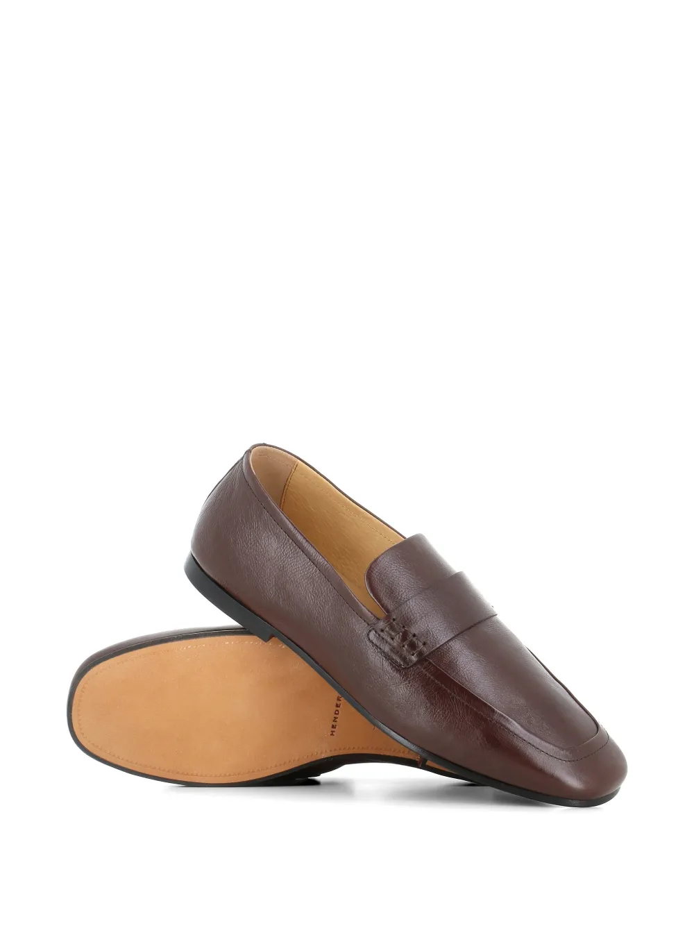 Henderson Baracco Loafers met vierkante neus Bruin