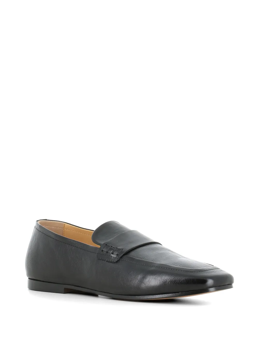 Henderson Baracco Loafers met vierkante neus Zwart