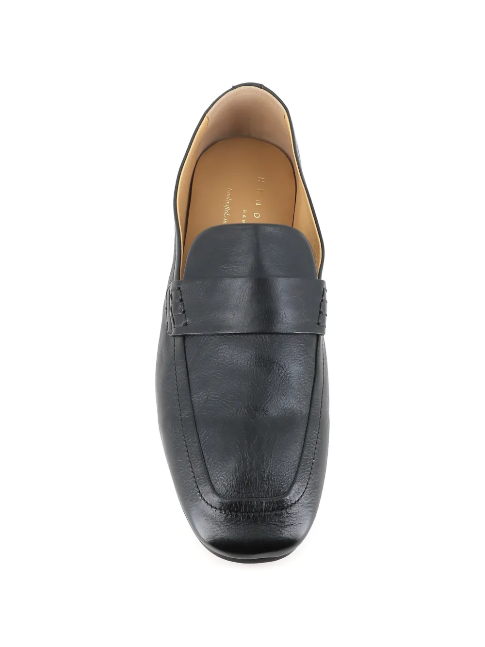 Henderson Baracco Loafers met vierkante neus Zwart