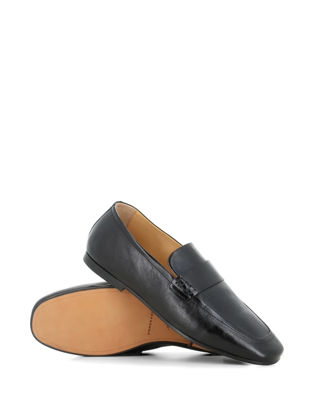 Henderson Baracco Loafers met vierkante neus Zwart