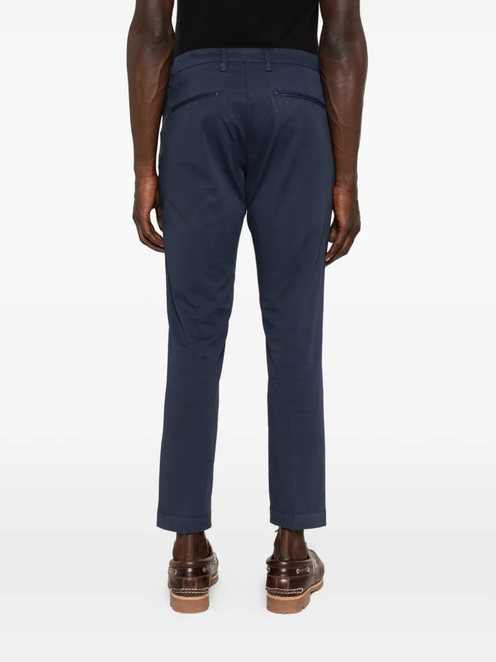 Entre Amis Broek met riemlussen Blauw