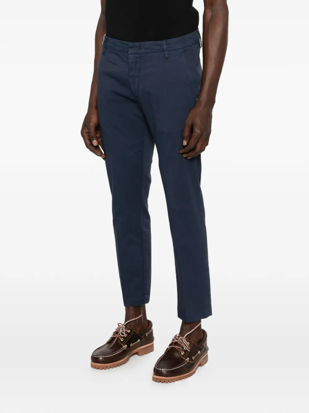 Entre Amis Broek met riemlussen Blauw