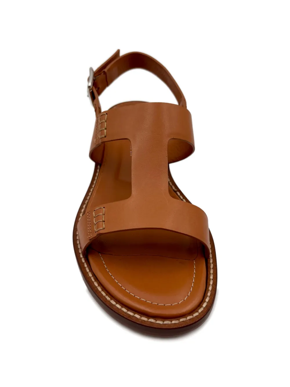 GUGLIELMO ROTTA Leren sandalen Bruin