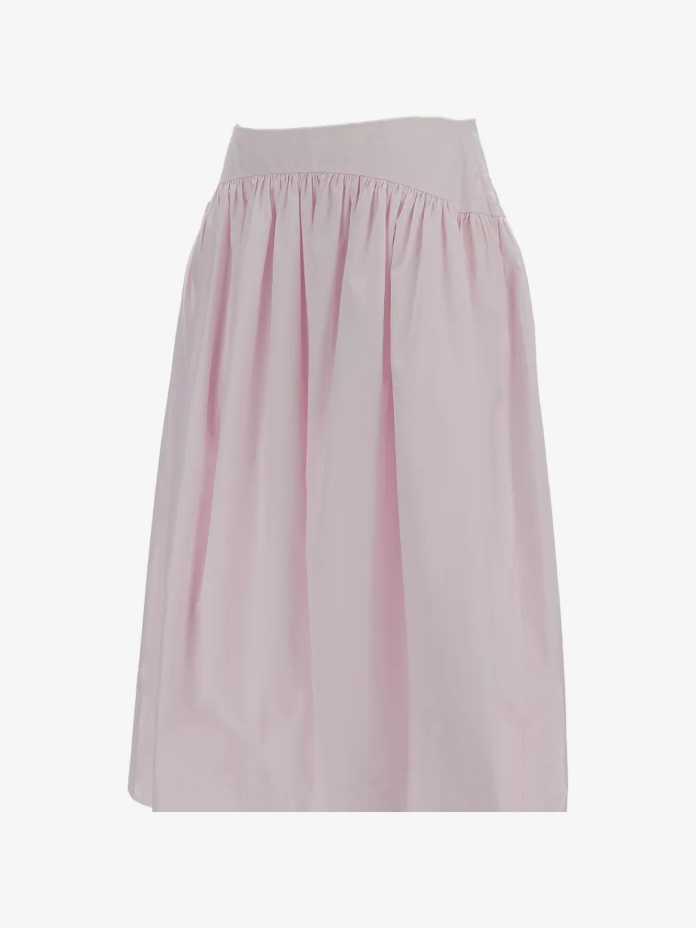 Simone Rocha 개더 미디 스커트 | 핑크 | Image 1