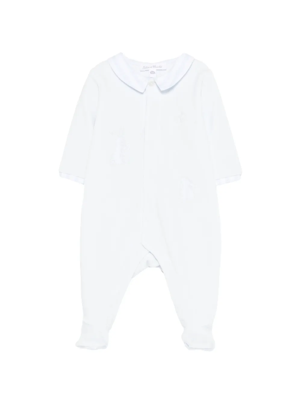 Tartine Et Chocolat collared rabbit pajamas - Blu