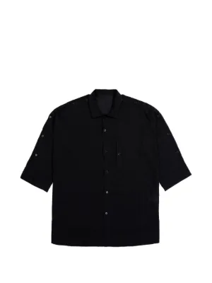 Homme Plissé Issey Miyake プリーツ シャツ | ブラック | FARFETCH JP
