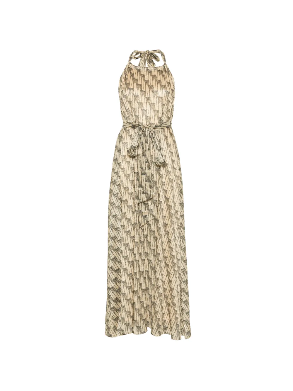 Siyu Ars tie-belt maxi dress - Oro