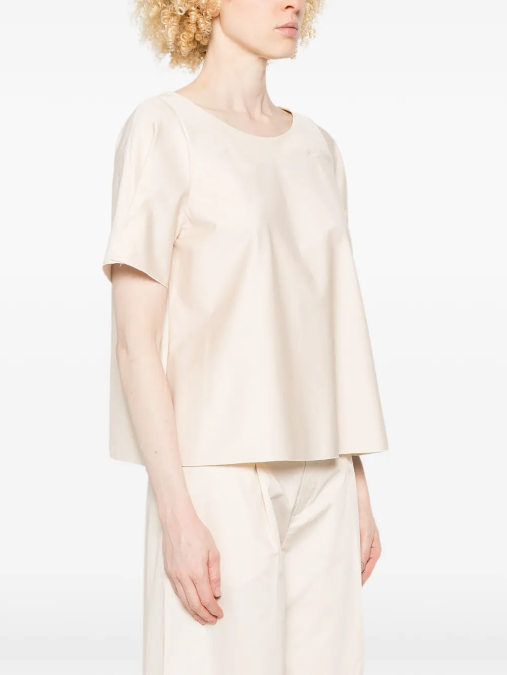  Susanne Bommer Short-sleeve Blouse - Neutrals 
