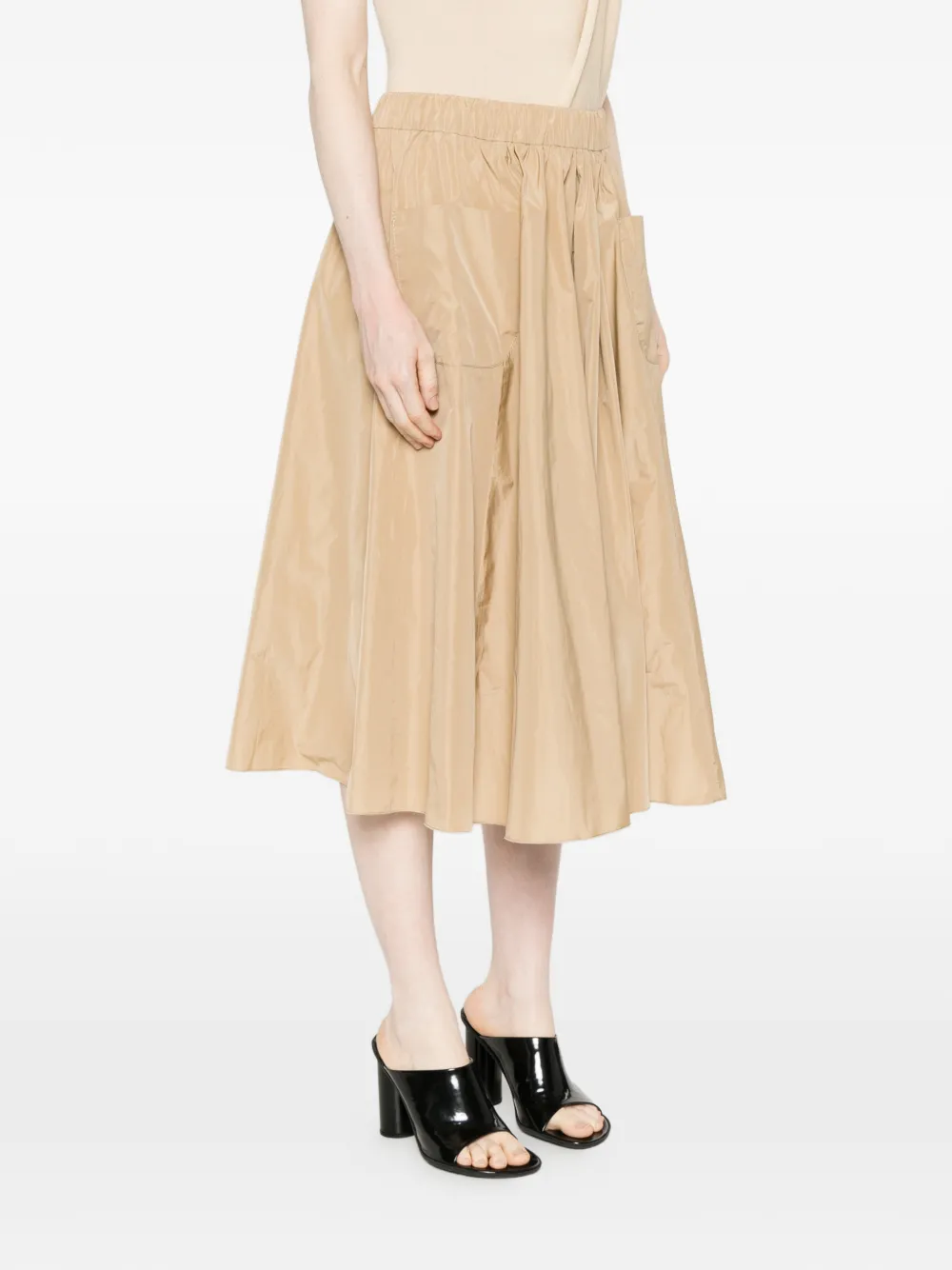 SUSANNE BOMMER front-pocket Midi Skirt | Neutrals | FARFETCH