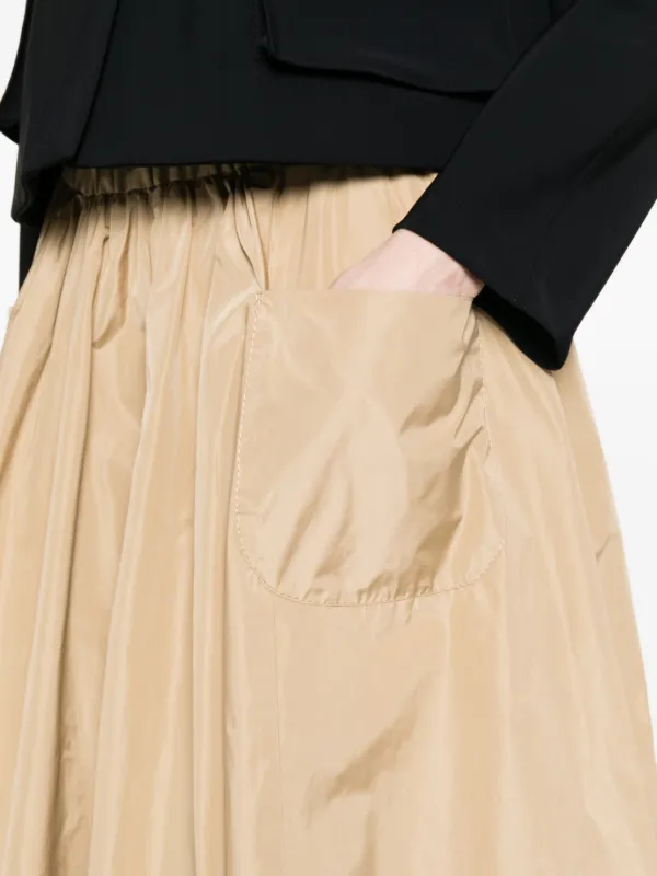 SUSANNE BOMMER front-pocket Midi Skirt | Neutrals | FARFETCH