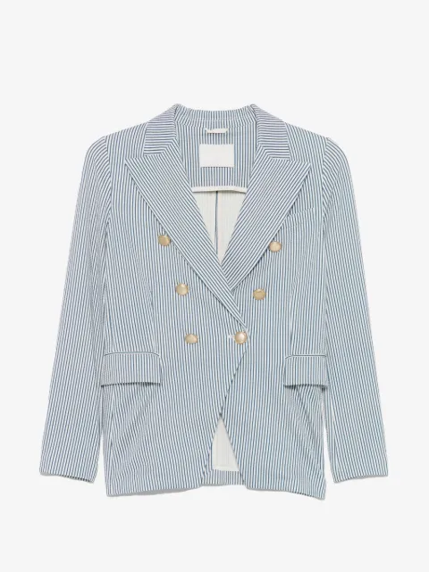 Circolo 1901 striped double-breasted blazer