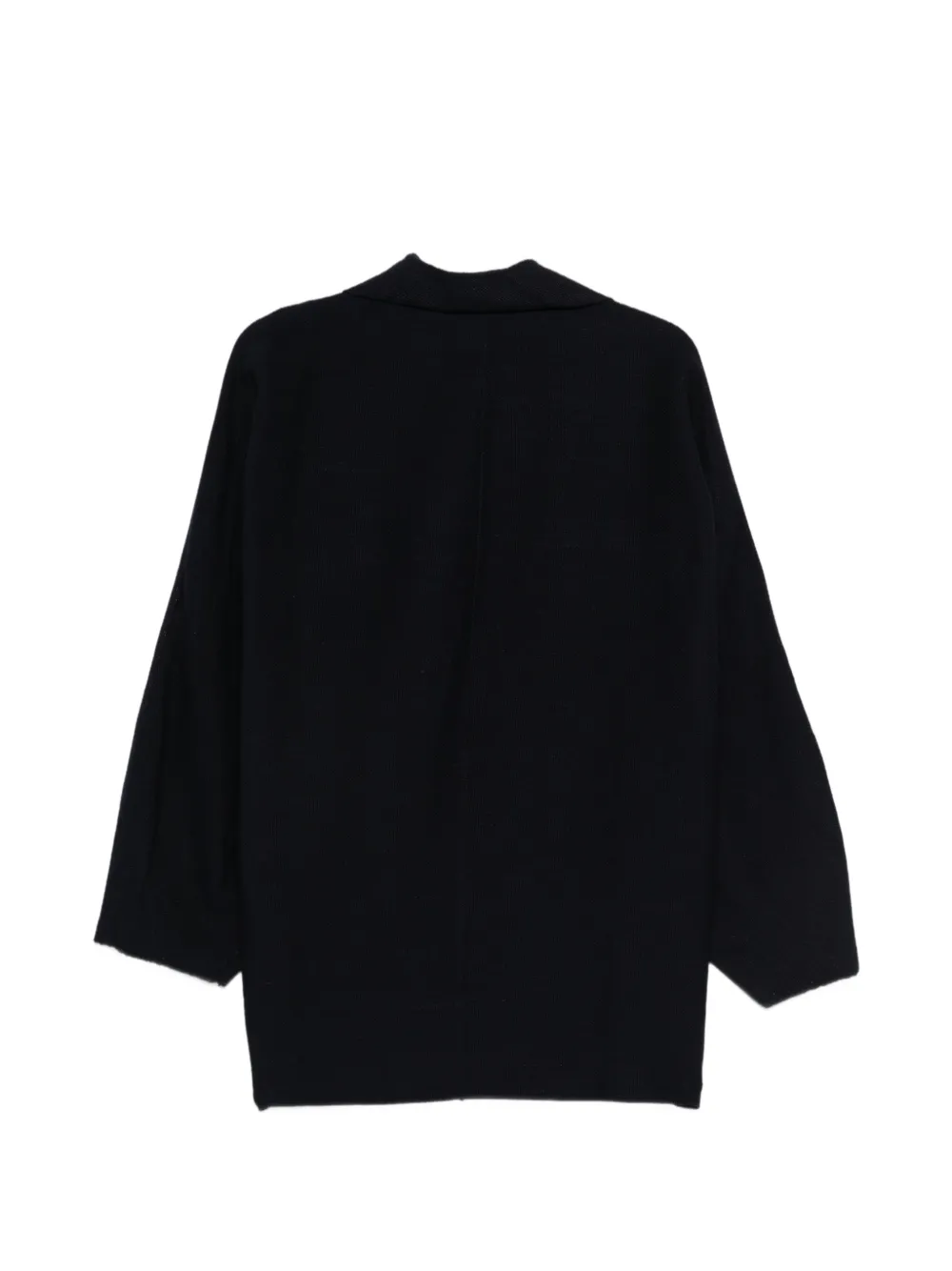  Boboutic Shawl-collar Cape - Blue 
