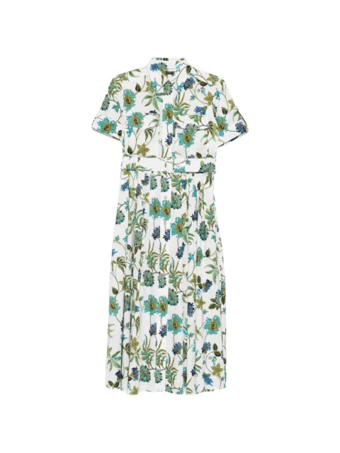 Fay floral-pattern dress