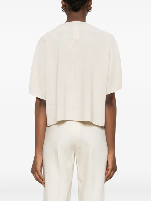 Fabiana Filippi short-sleeve Sweater | Neutrals | FARFETCH