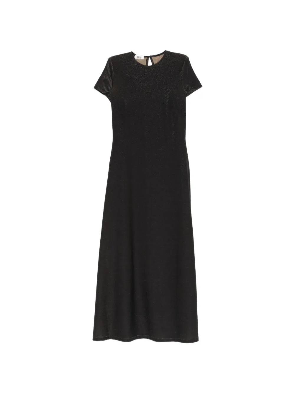 Siyu glitter-embellished T-shirt dress - Nero