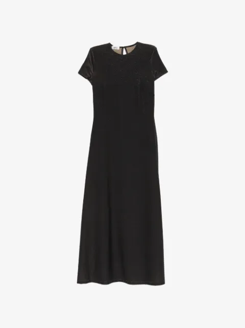 Siyu glitter-embellished T-shirt dress