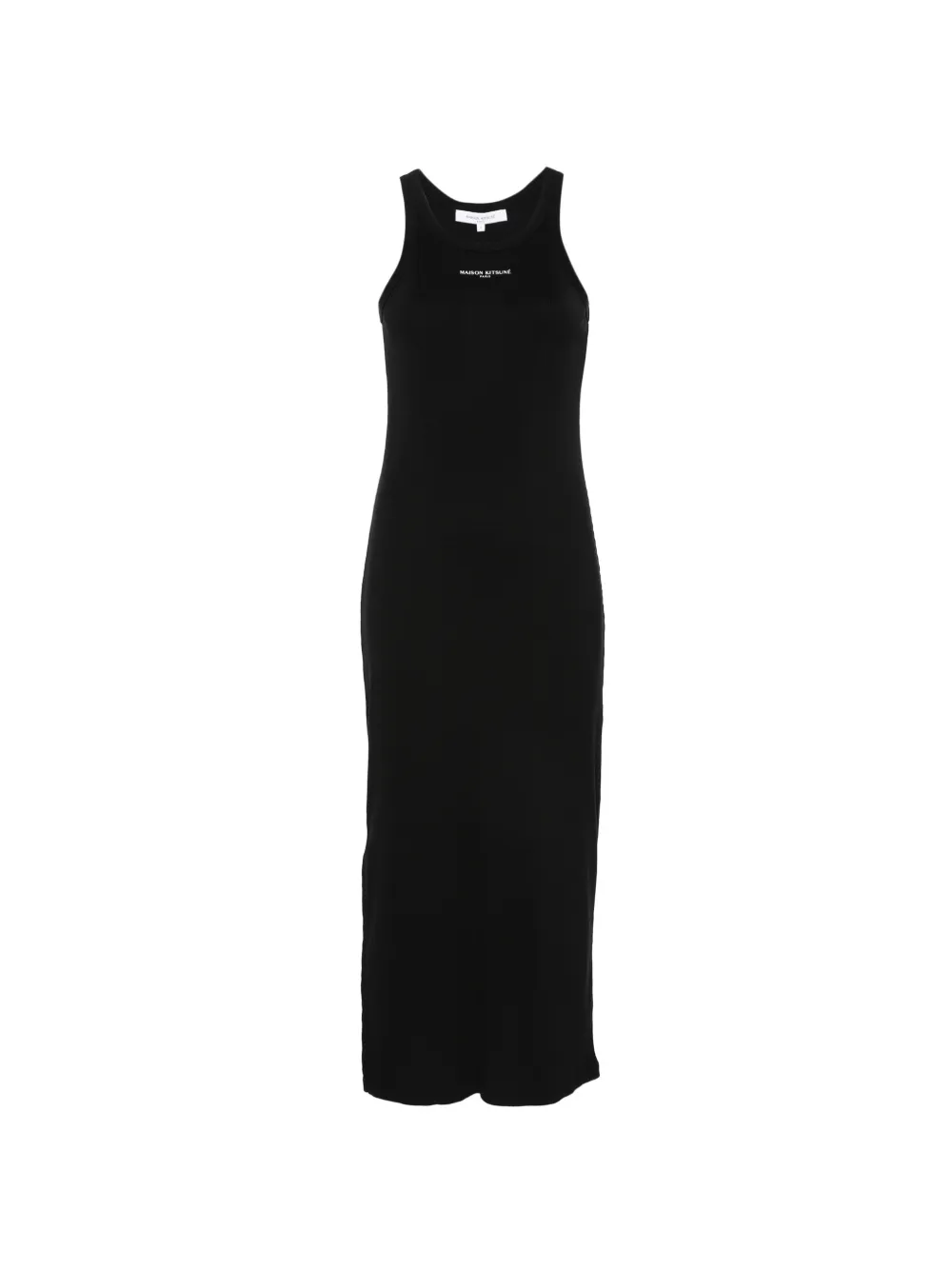 Maison Kitsuné ribbed dress - Nero