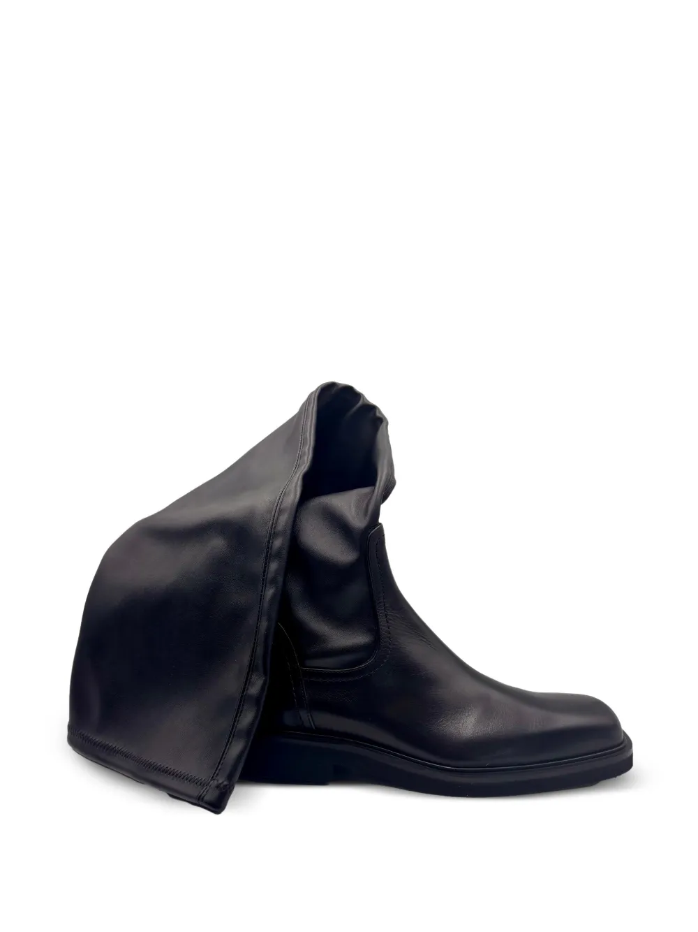  Guglielmo Rotta Square-toe Over-the-knee Boots - Black 