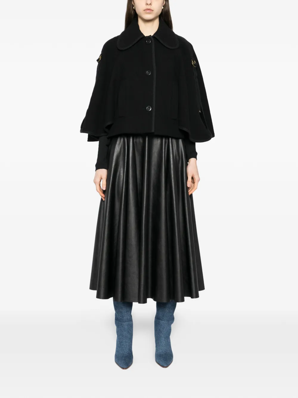 Cape-Collar Coat