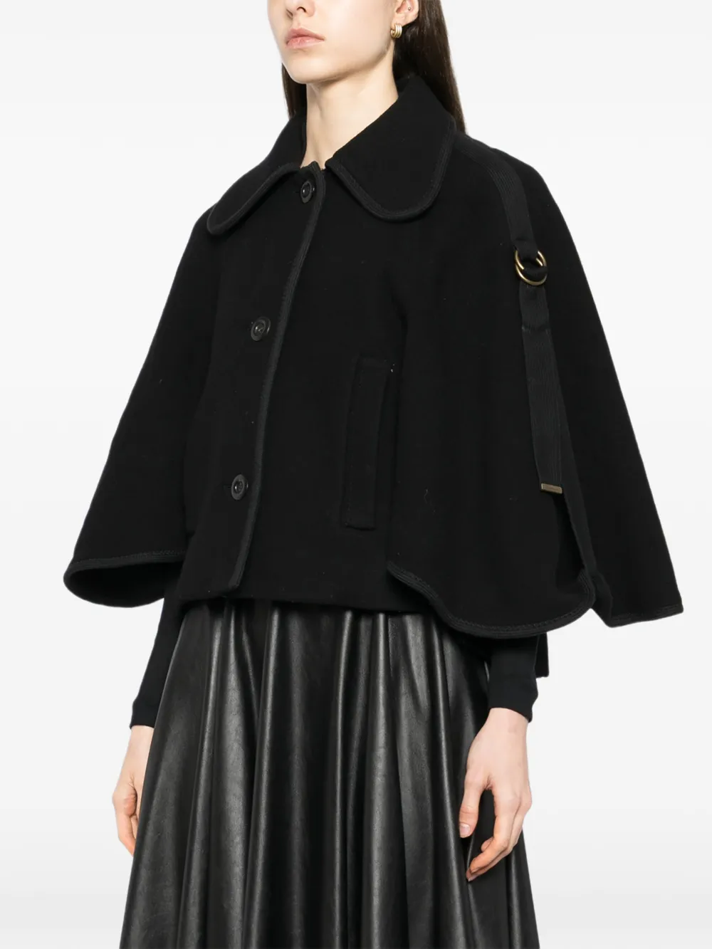 Cape-Collar Coat
