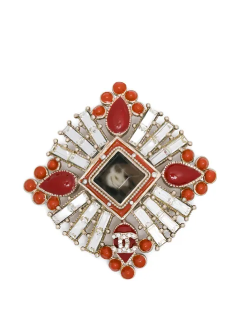 CHANEL Pre-Owned embellished brooch