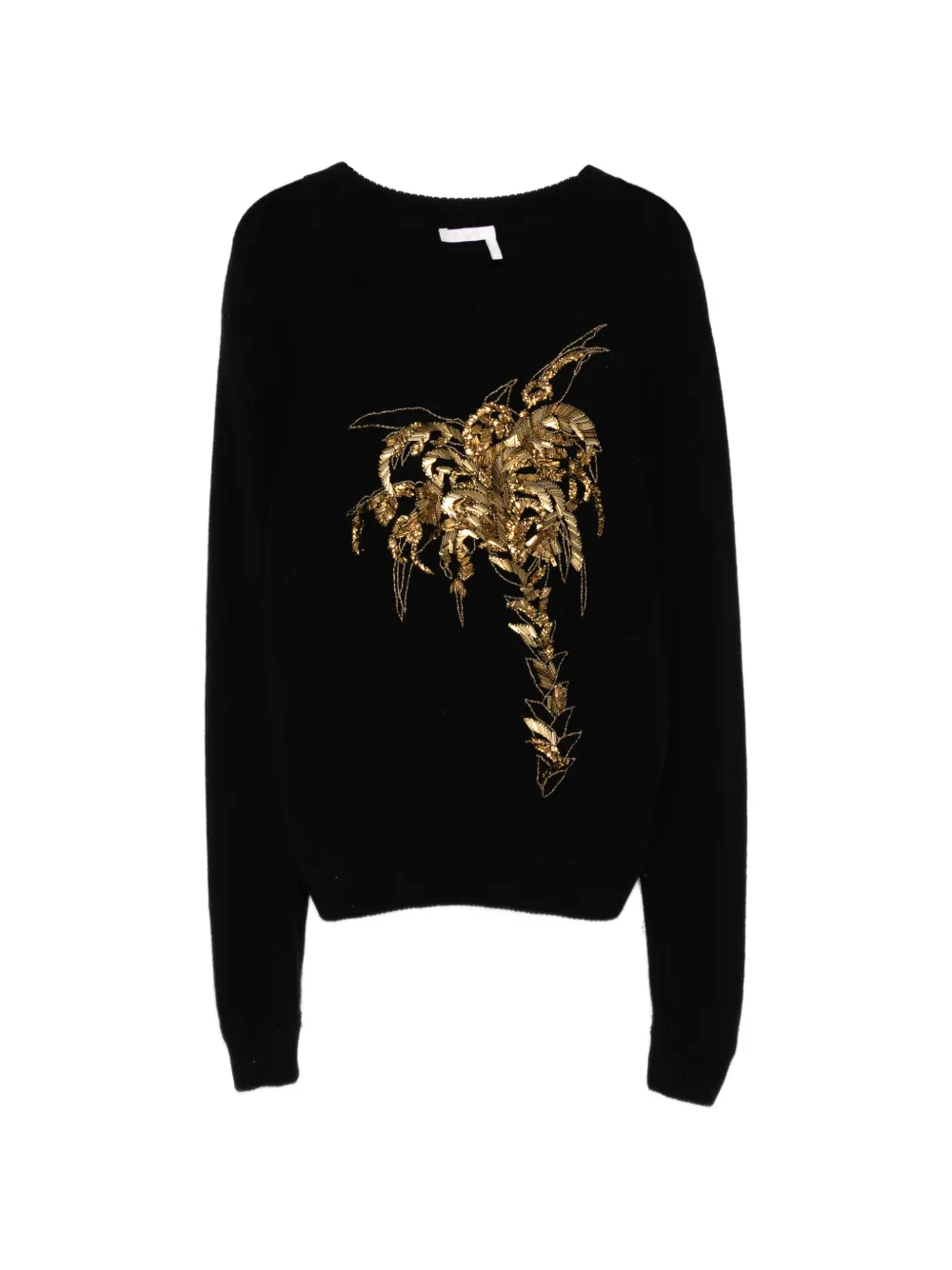Chloé Pre-Owned metal-embellished sweater - Nero
