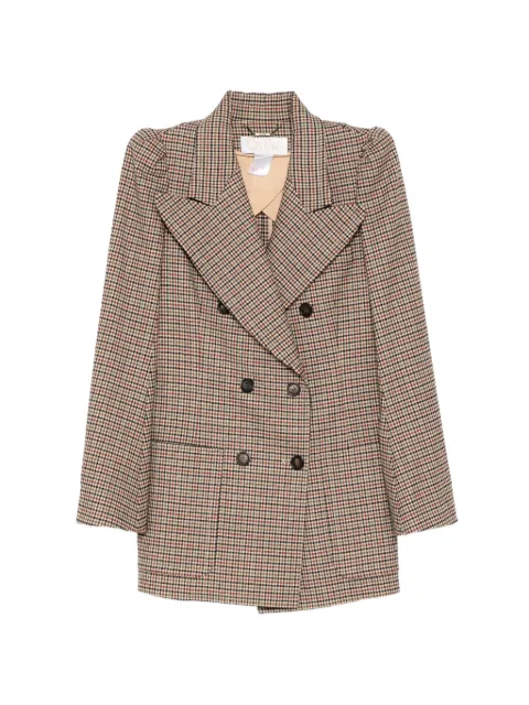 Chloé Pre-Owned houndstooth-print blazer