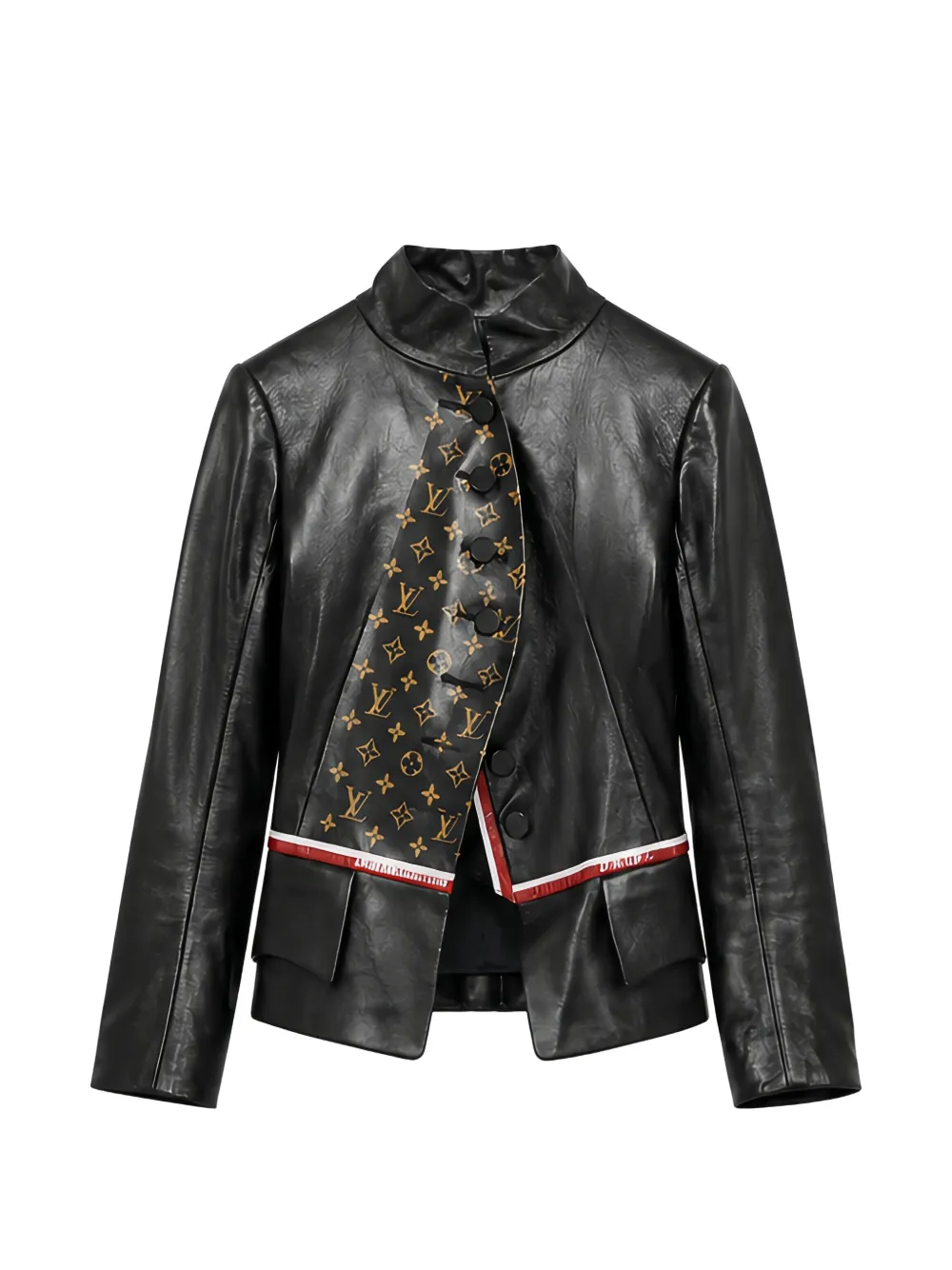 Louis Vuitton Pre-Owned monogram leather jacket - Nero