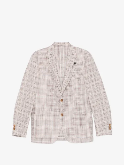 Lardini check-pattern blazer