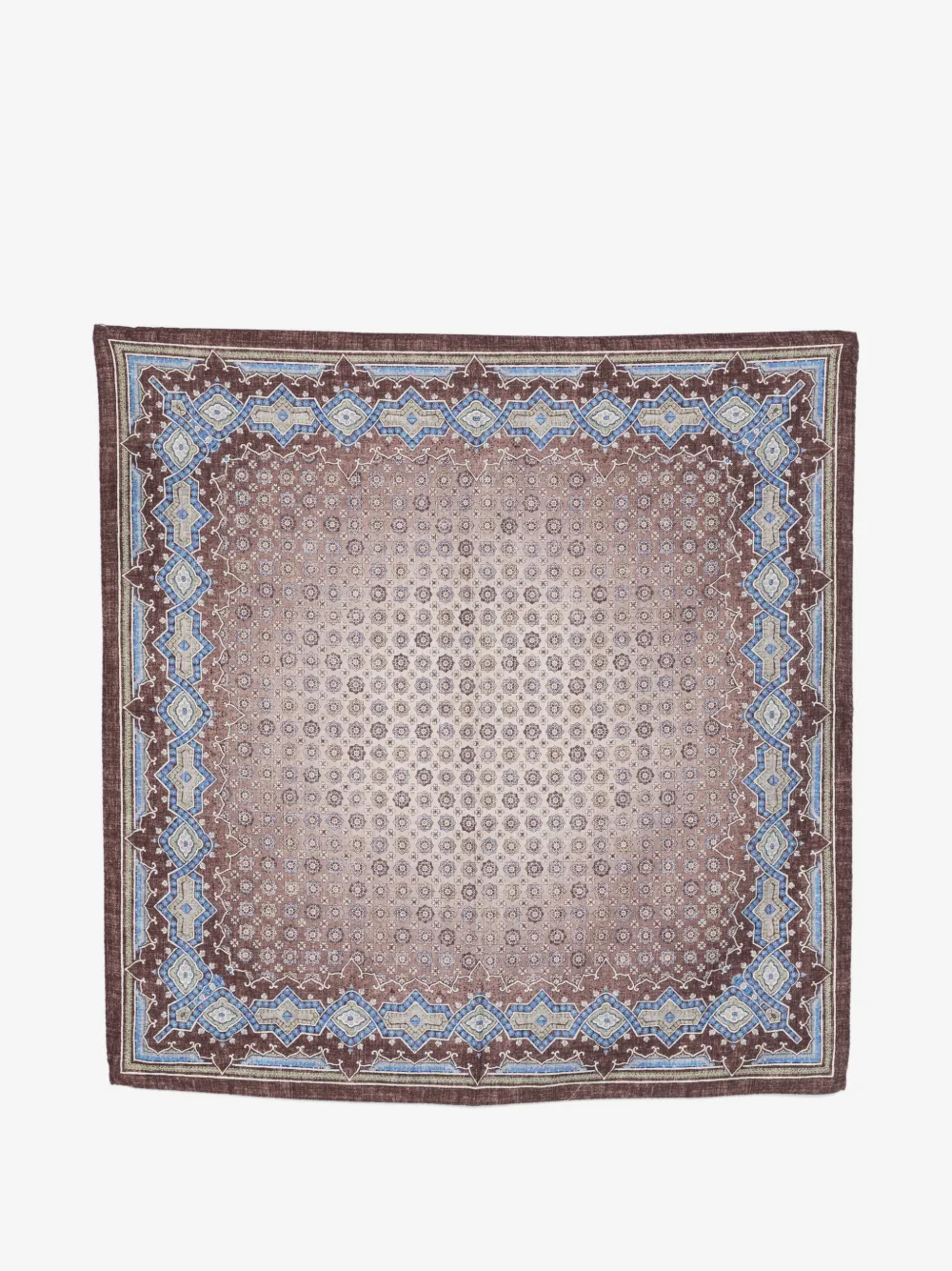 Dell'oglio Tokio floral-print scarf | Brown | Image 1