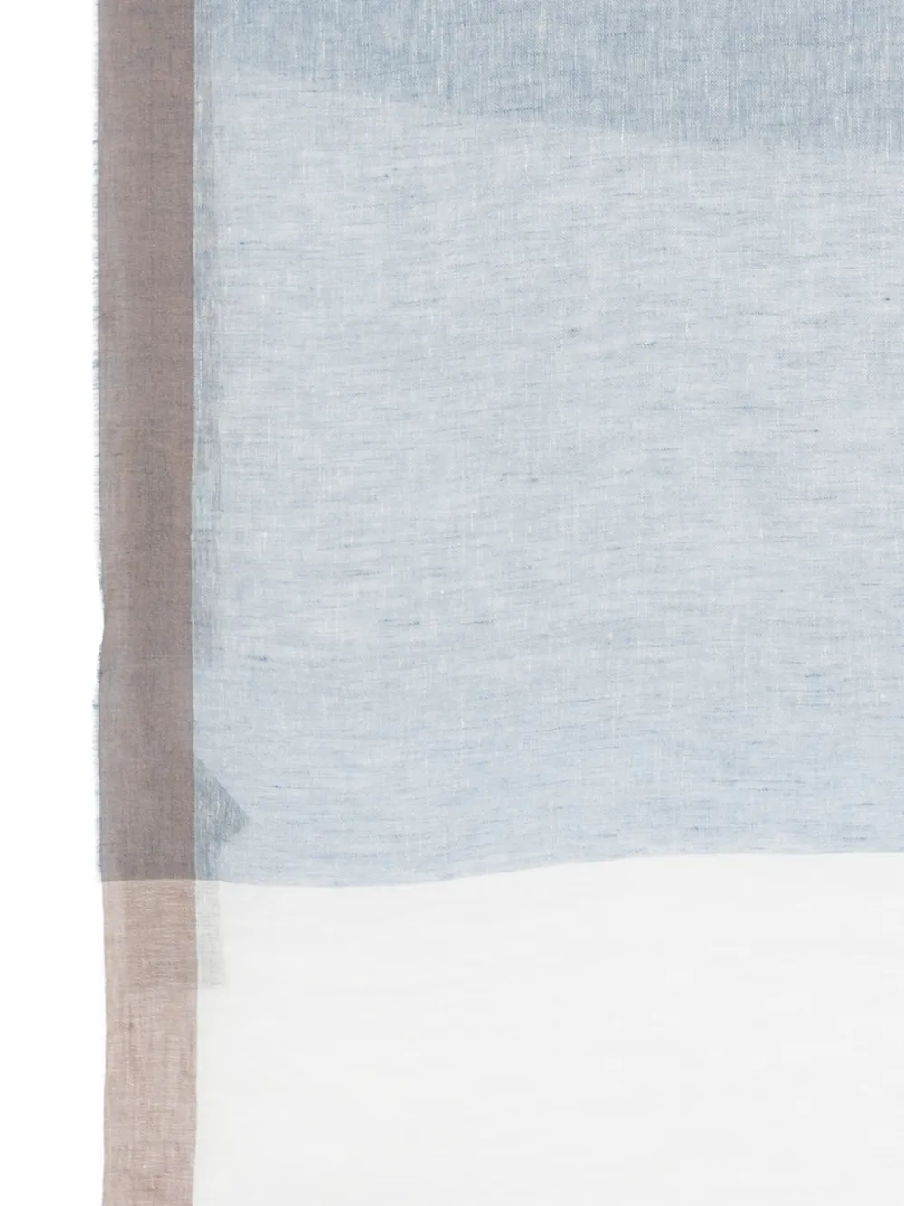  Dell'oglio Rodi Fringed Scarf - Blue 