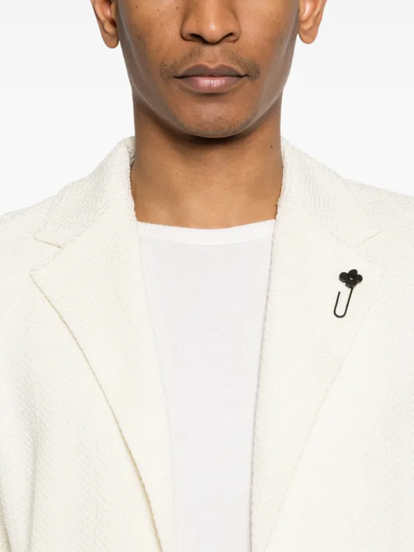 Lardini ニット ジャケット | ホワイト | FARFETCH JP