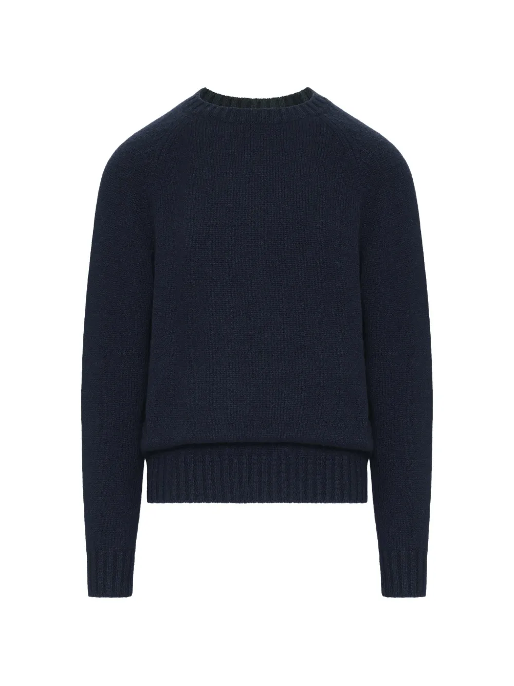 Umit Benan ribbed crew-neck sweater | Blue