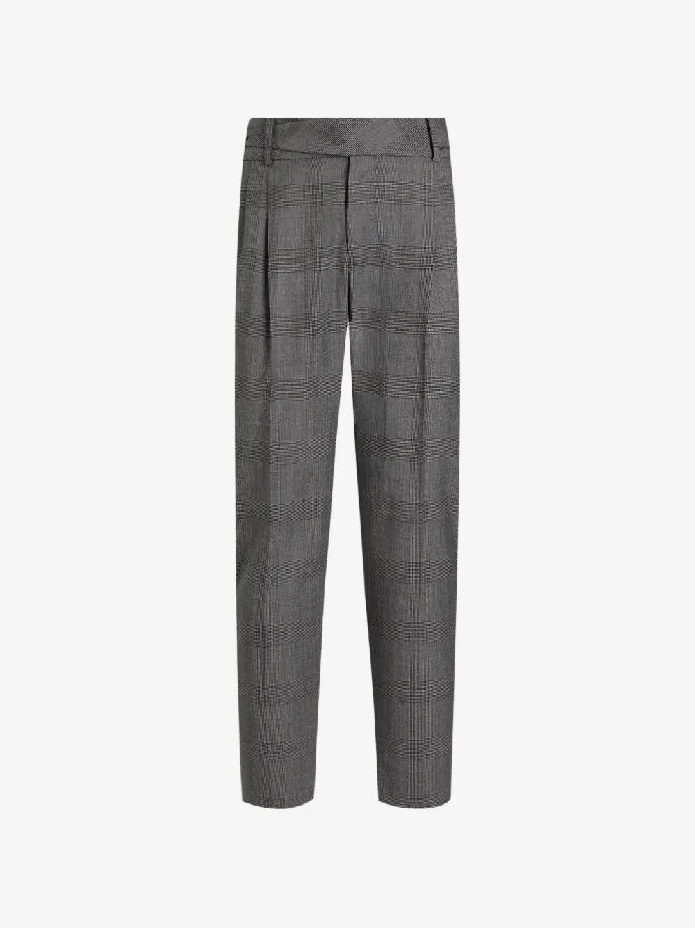 Dolce & Gabbana glen plaid virgin wool trousers | Grey | Image 1