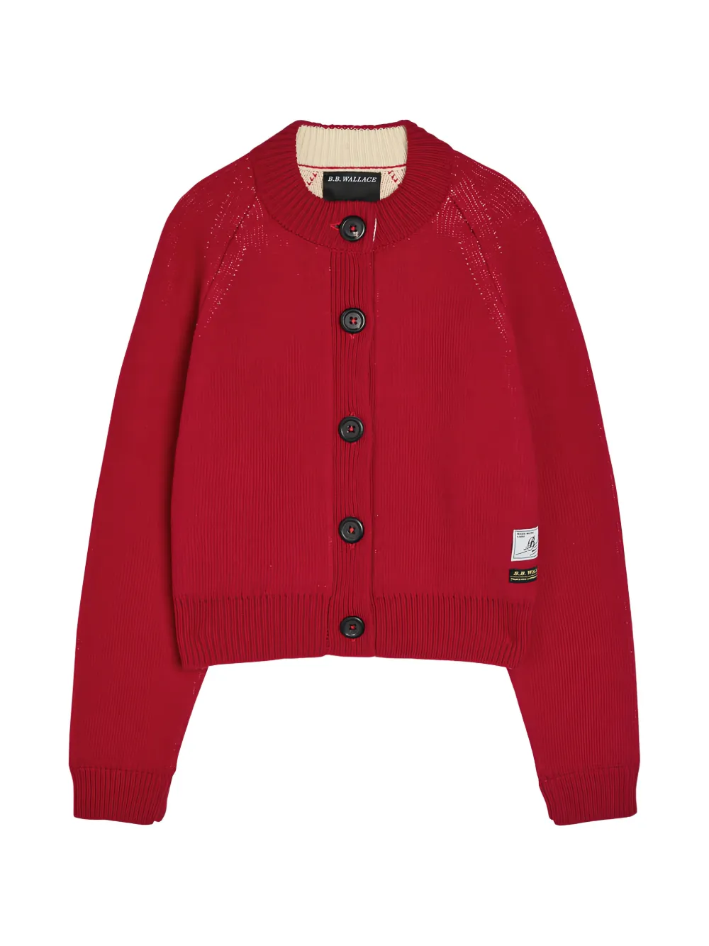 B.B. Walace Sherman button cardigan - Rosso