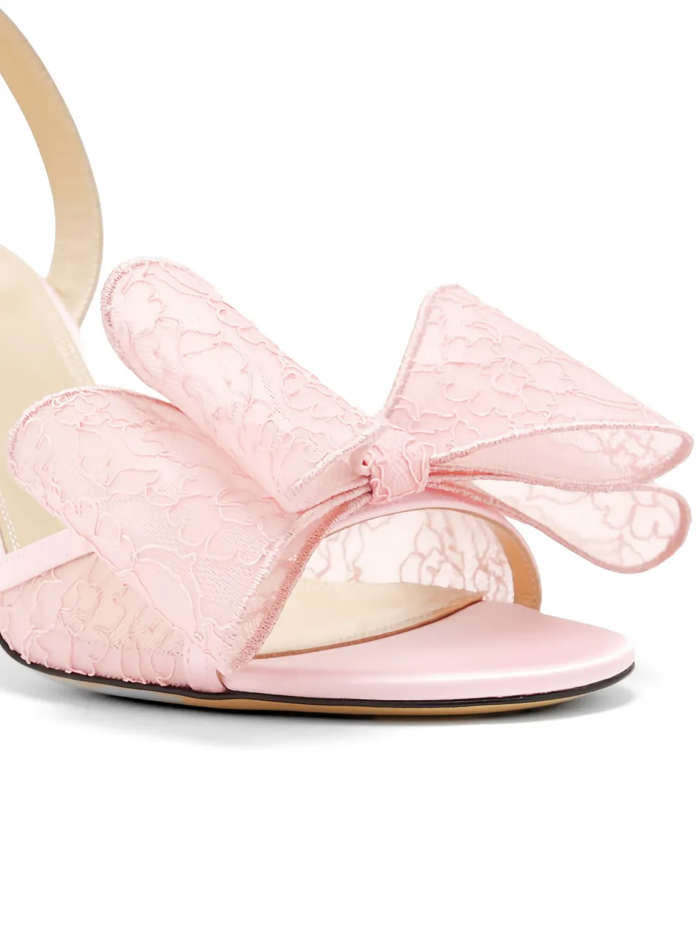 MACH & MACH Le Cadeau sandalen met strikdetail Roze