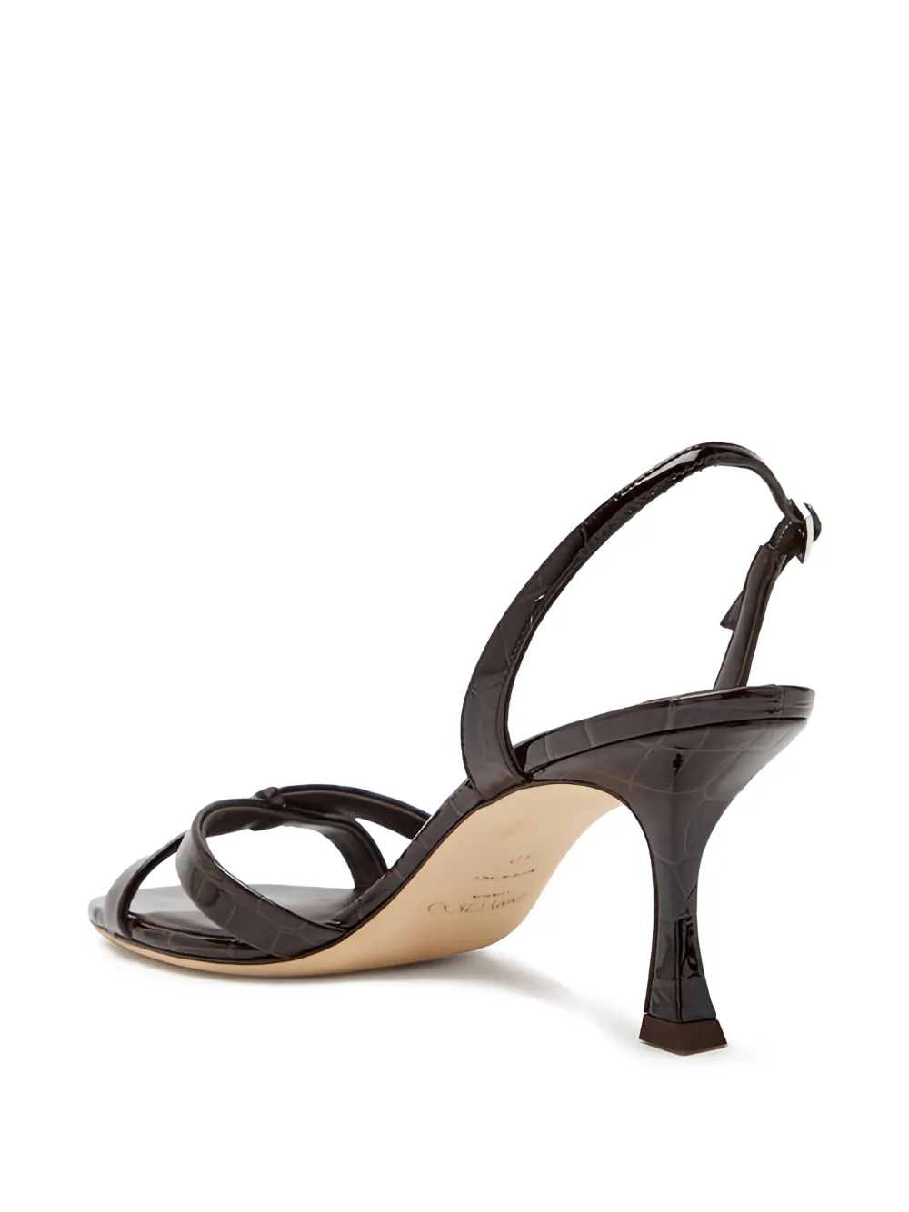 Jimmy Choo Pumps met krokodillen-reliëf Bruin