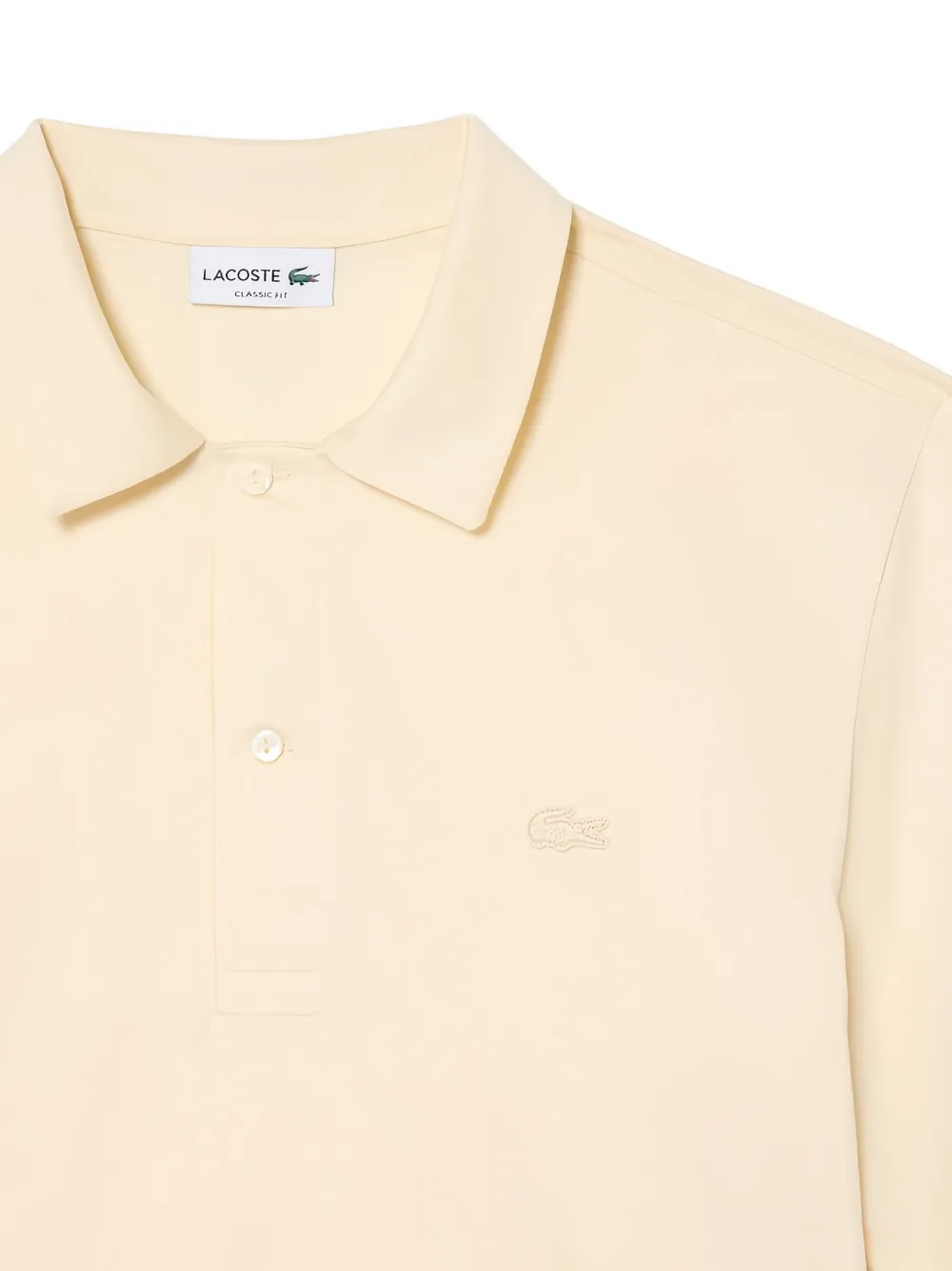 Lacoste Poloshirt met korte mouwen en logo Beige